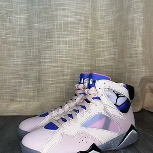 New Nike Air Jordan 7 Retro \'Sapphire\' Shoes Sneakers - Shimmer Size 8.5M Air Jordan 7 Retro SE Shimmer Black Sapphire | Mercari main image 4